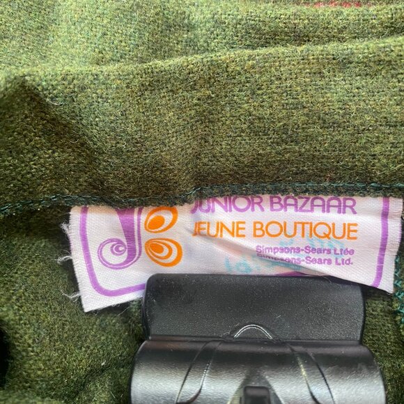 48-(VFC) Vintage. Green.Junior Bazaar. Simpson-Sears.Gauchos. - Picture 12 of 13